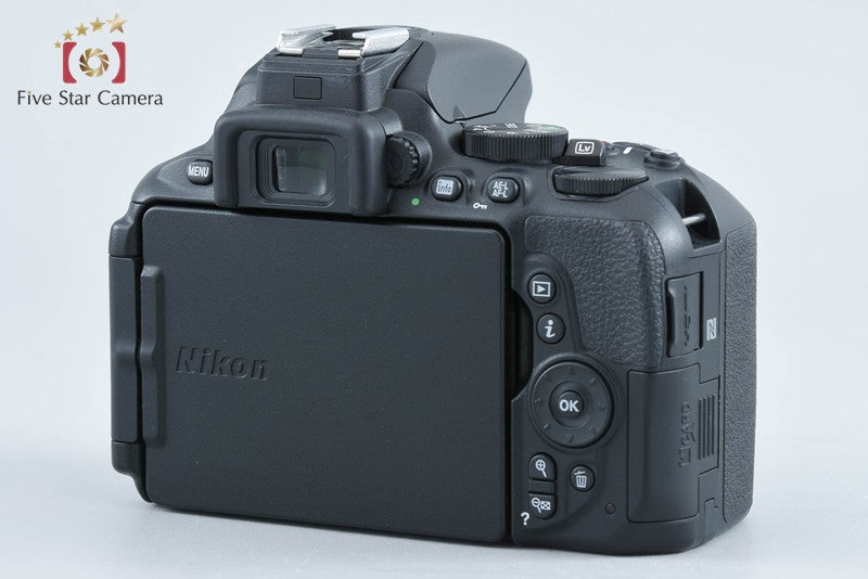 "Count 4,243" Nikon D5600 24.2 MP SLR Digital Camera 18-55 70-300 VR Lenses