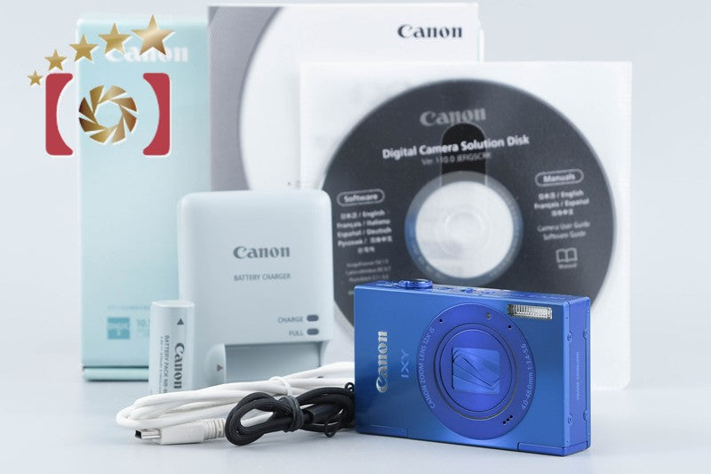 Canon IXY 3 Blue 10.1 MP Digital Camera w/ Box