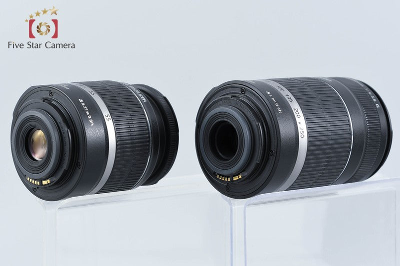 Canon EOS Kiss X4 / Rebel T2i / 550D 18.0 MP 18-55 55-250 Lenses