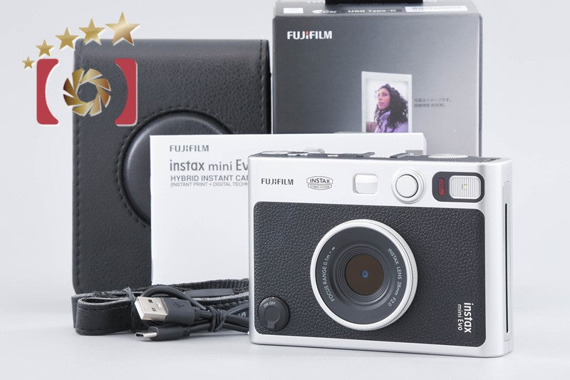 Fujifilm Instax Mini Evo Black Hybrid Instant Film Camera w/ Box
