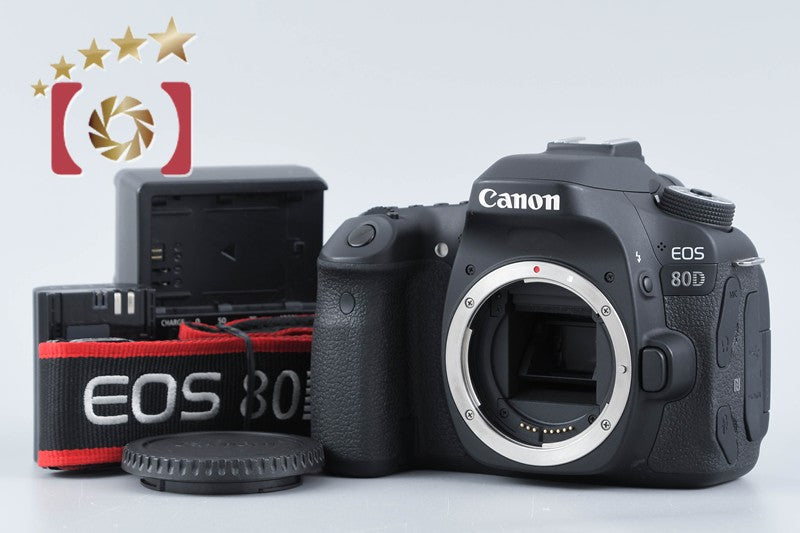 "Shutter count 4,003" Canon EOS 80D 24.2 MP Digital SLR Camera Body