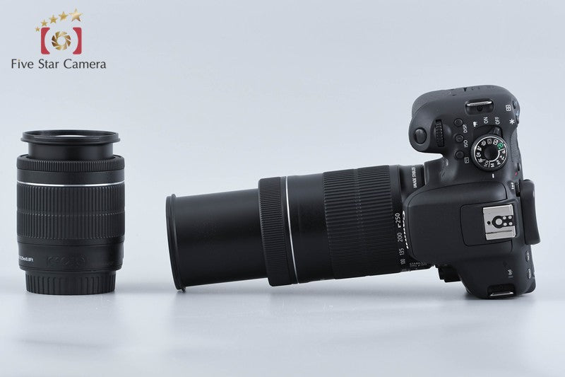 "Count 1,405" Canon EOS Kiss X8i / Rebel T6i / 750D 24.2 MP 18-55 55-250 Lenses