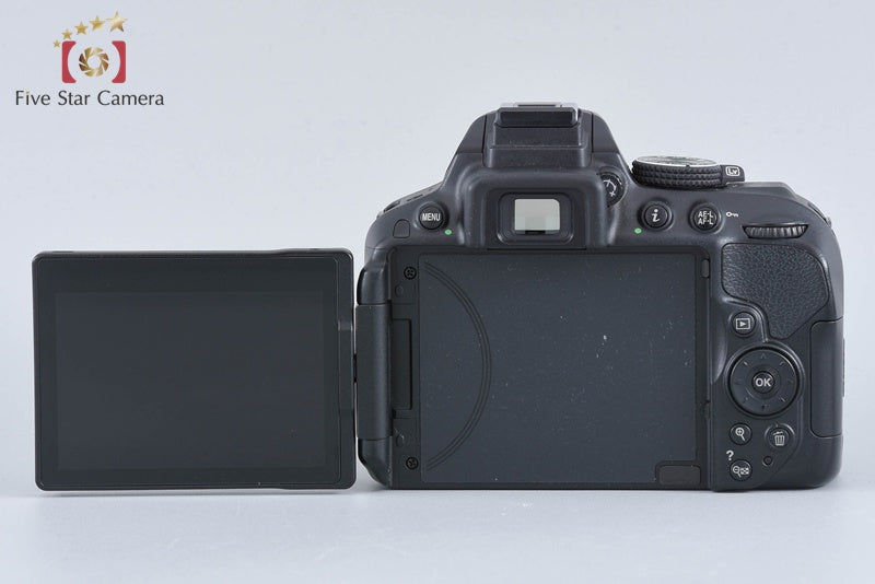 "Count 4,155" Nikon D5300 Black 24.2 MP DSLR AF-P 18-55 70-300 VR Lenses w/ Box