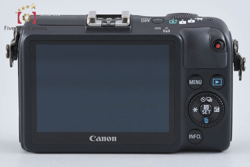 Canon EOS M2 Black 18.0 MP Digital Mirrorless Camera EF-M 18-55 Lens