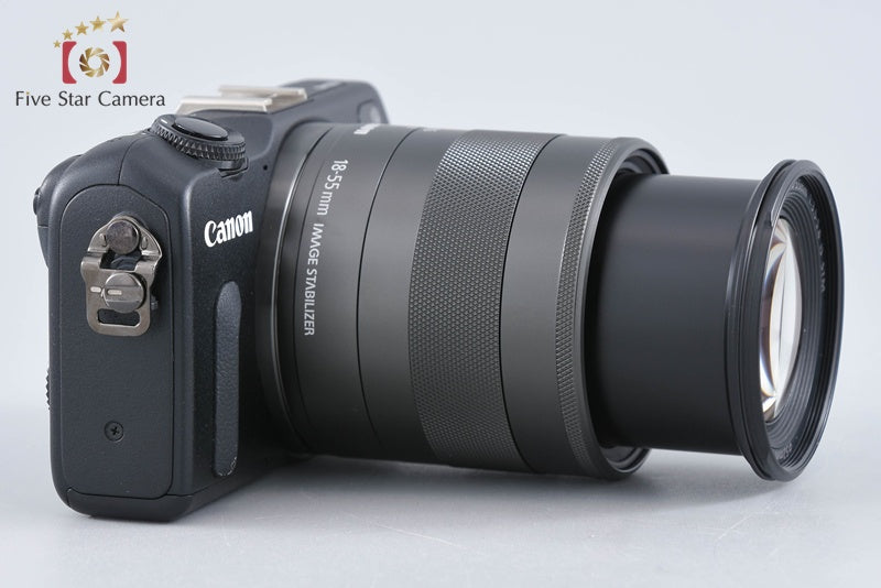 Canon EOS M2 Black 18.0 MP Digital Mirrorless Camera EF-M 18-55 Lens
