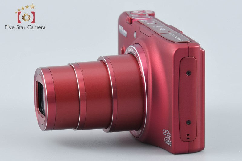 Nikon COOLPIX S9500 Velvet Red 18.1 MP Digital Camera