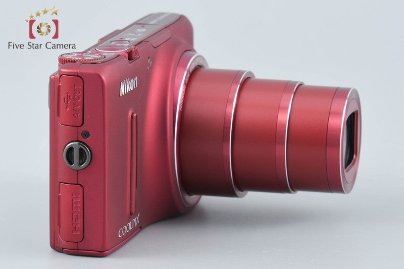 Nikon COOLPIX S9500 Velvet Red 18.1 MP Digital Camera