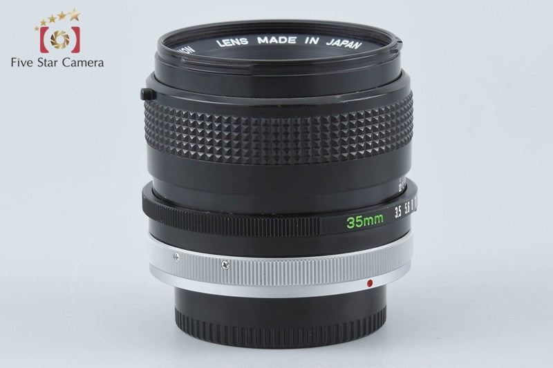 Canon FD 35mm f/3.5 S.C.