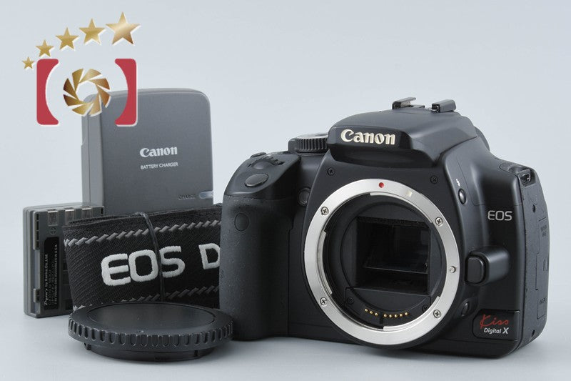 Canon EOS Kiss Digital X Black 10.1 MP Digital SLR Camera Body