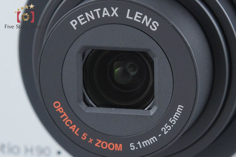 PENTAX Optio H90 Ceramic White 12.1 MP Digital Camera w/ Box