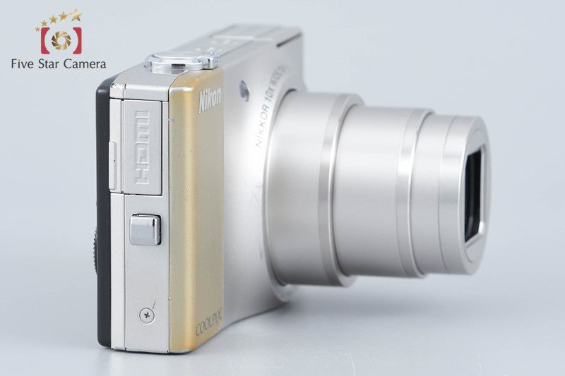Nikon COOLPIX S8000 Champagne Silver 14.2 MP Digital Camera