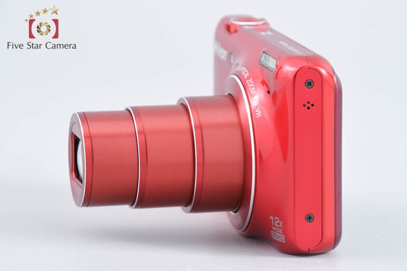 Nikon COOLPIX S6400 Glossy Red 16.0 MP Digital Camera from Japan