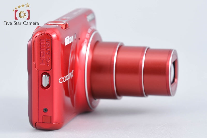 Nikon COOLPIX S6400 Glossy Red 16.0 MP Digital Camera from Japan