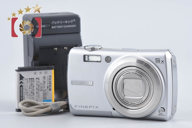 Fujifilm FinePix F100fd Silver 12.0 MP Digital Camera from Japan