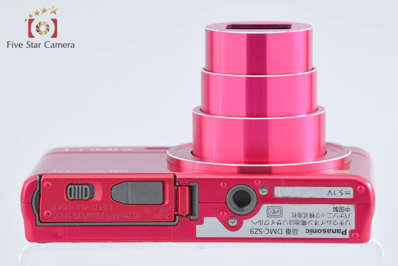 Panasonic LUMIX DMC-SZ9 Pink 16.1 MP Digital Camera from Japan