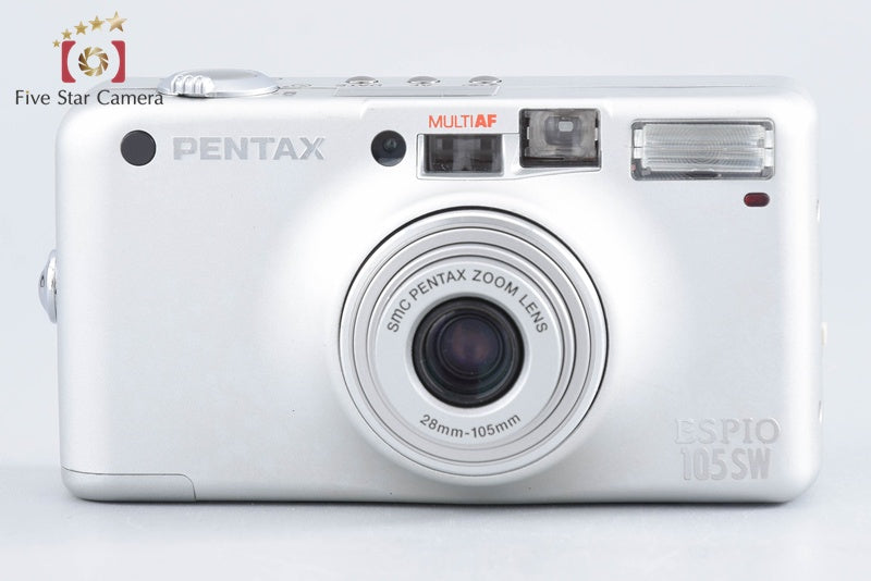 Pentax ESPIO 105SW Silver 35mm Point & Shoot Film Camera from Japan