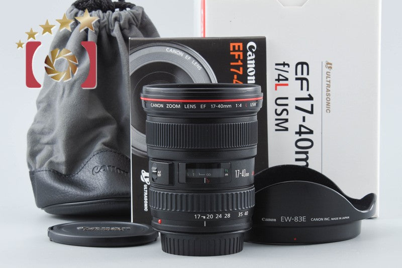 Canon EF 17-40mm f/4 L USM w/ Box from Japan