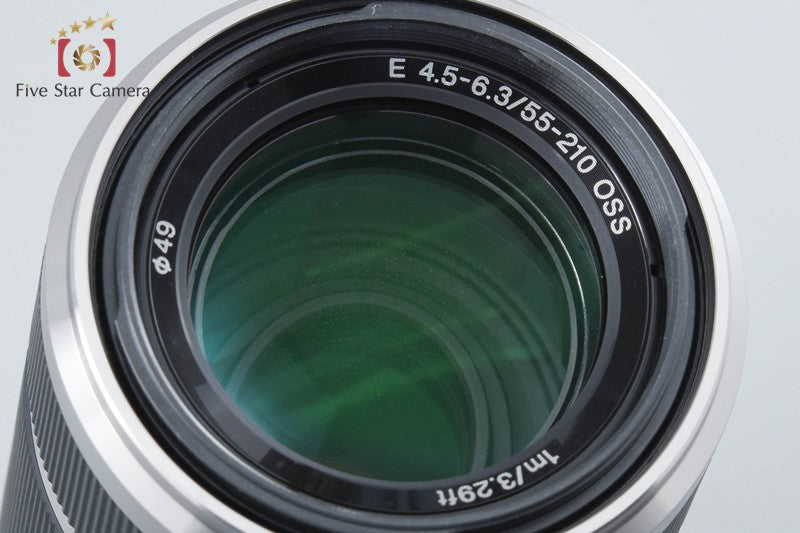 SONY E 55-210mm f/4.5-6.3 OSS SEL55210 Silver from Japan