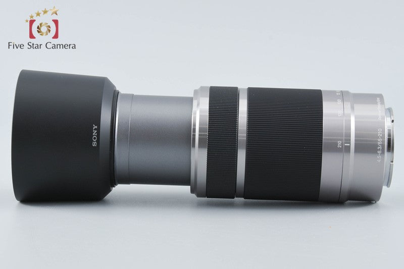SONY E 55-210mm f/4.5-6.3 OSS SEL55210 Silver from Japan