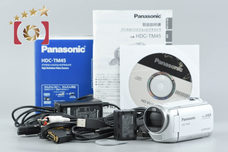Panasonic HDC-TM45 Clear White Digital Hi-Vision Video Camera w/ Box from Japan