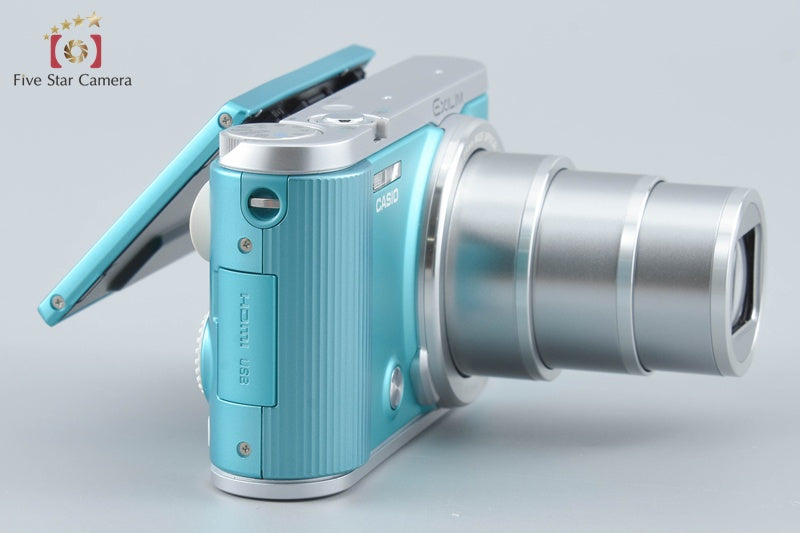 CASIO HIGH SPEED EXILIM EX-ZR1800 Blue 16.1 MP Digital Camera from Japan