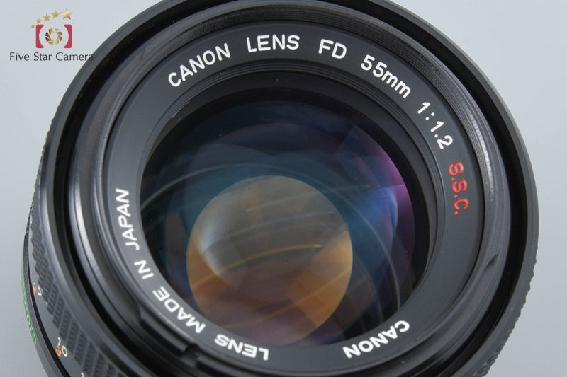 Canon FD 55mm f/1.2 S.S.C. from Japan