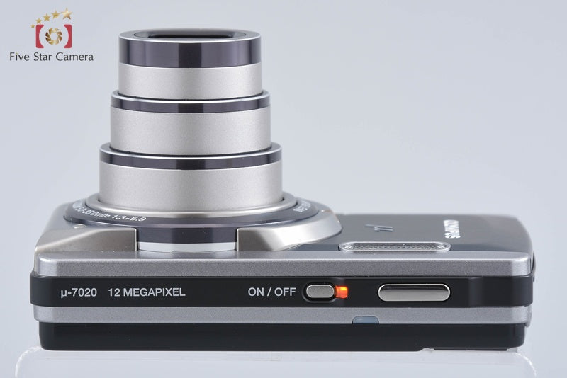Olympus μ-7020 Dark Gray 12.0 MP Digital Camera w/ Box