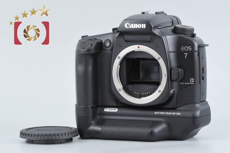 Canon EOS 7 35mm SLR Film Camera Body + BP-300 Battery Pack
