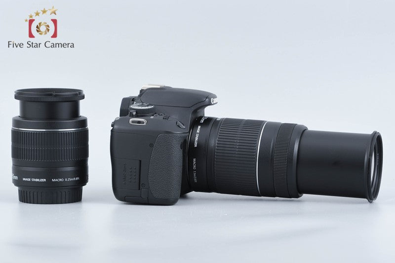 "Count 2,612" Canon EOS Kiss X5 / Rebel T3i / 600D 18.0 MP 18-55 55-250 Lenses