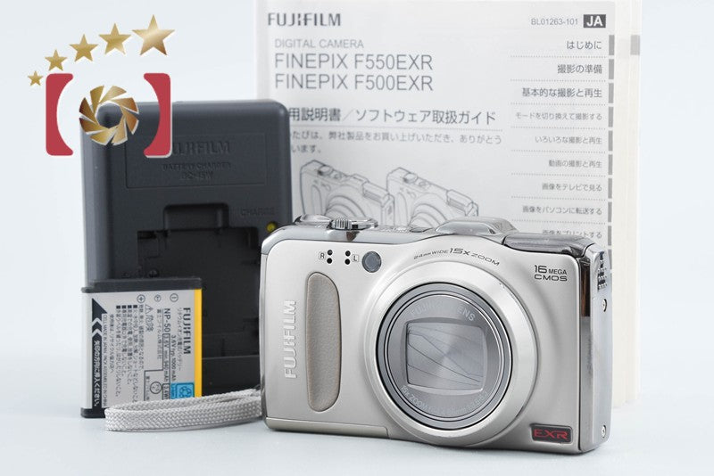 Fujifilm FinePix F550EXR Champagne Gold 16.0 MP Digital Camera