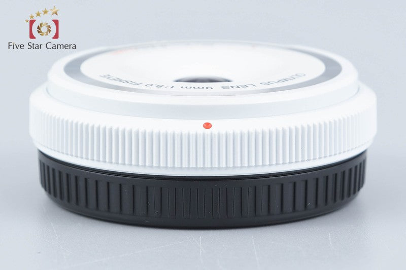Olympus FISHEYE Body Cap Lens 9mm f/8 White BCL-0980 w/ Box