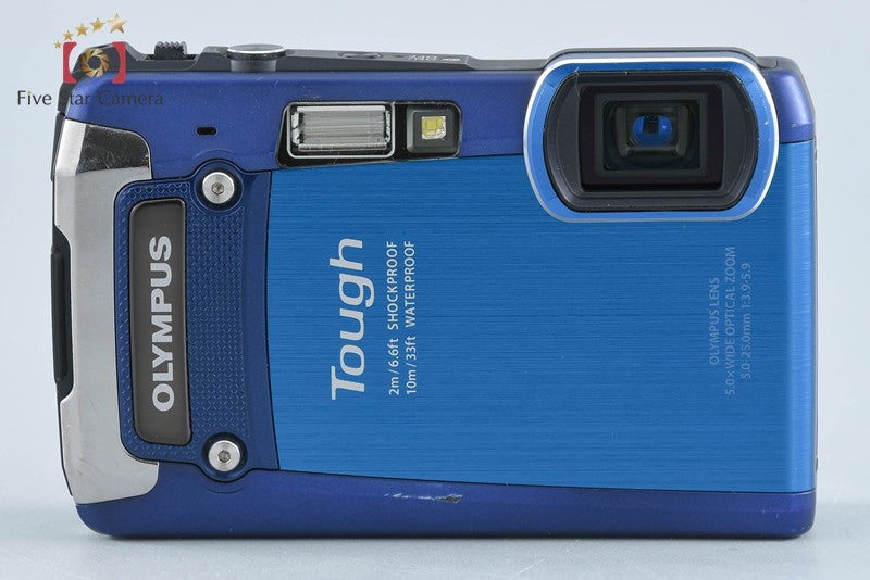 "Count 2,092" Olympus TOUGH TG-820 Blue 12.0 MP Waterproof Digital Camera