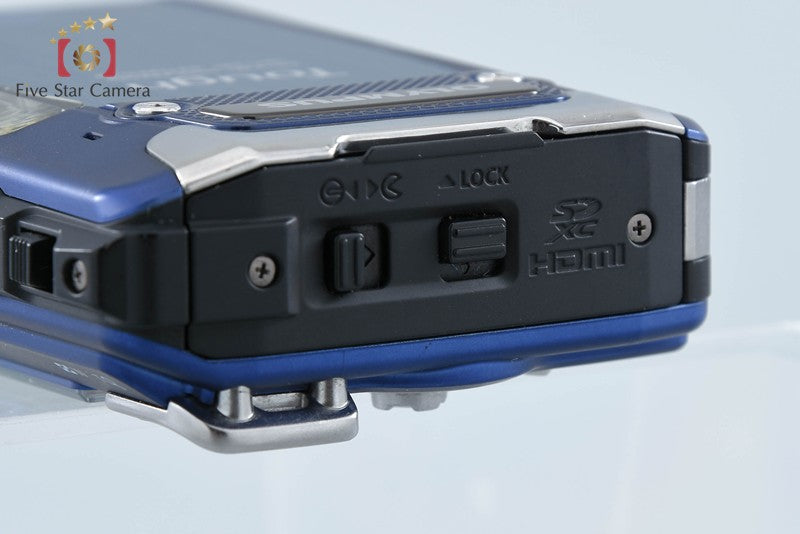 "Count 2,092" Olympus TOUGH TG-820 Blue 12.0 MP Waterproof Digital Camera