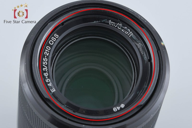 Sony E 55-210mm f/4.5-6.3 OSS Black SEL55210
