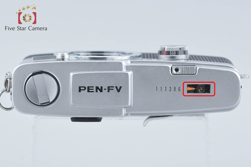 Olympus PEN FV Silver 35mm Half Frame Film Camera