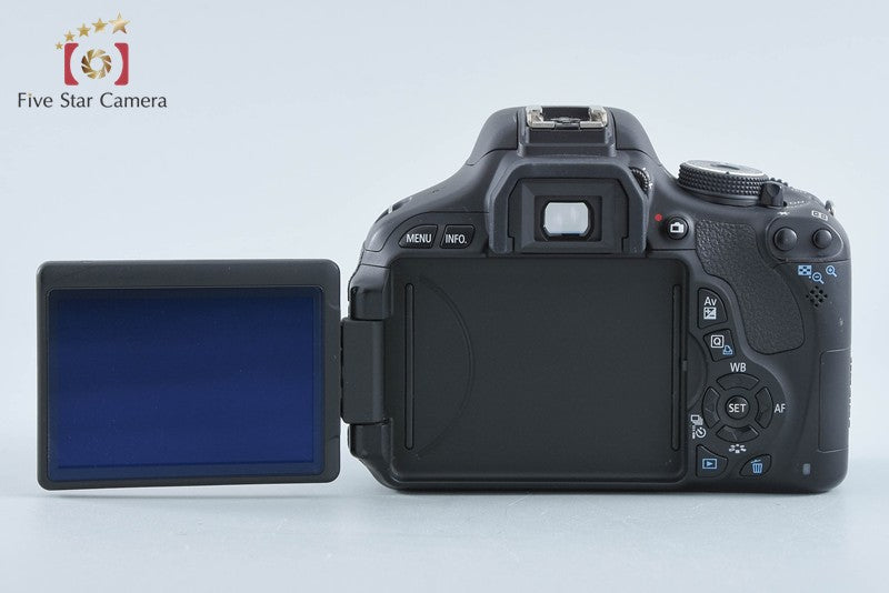 "Count 5,208" Canon EOS Kiss X5 / Rebel T3i / 600D 18.0 MP DSLR Camera Body