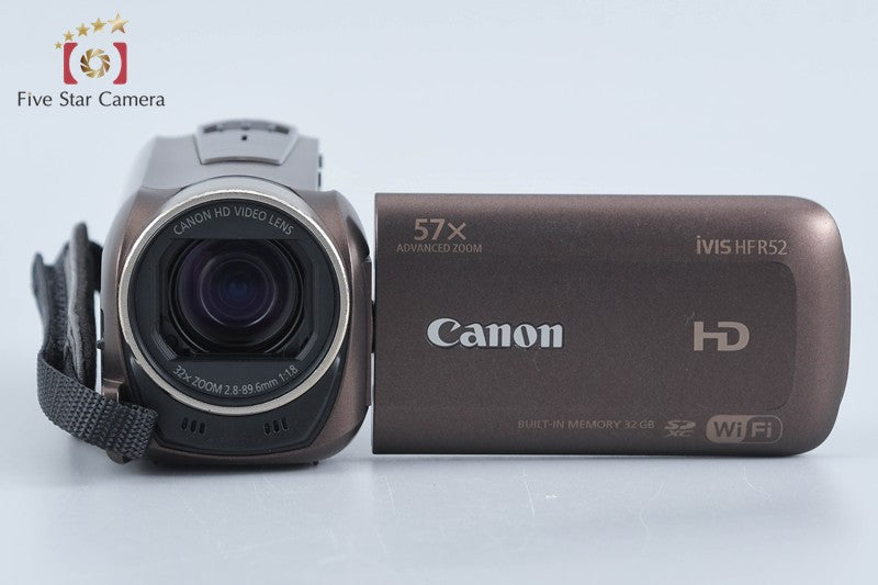 Canon iVIS HF R52 Brown Full HD Digital Camcorder from Japan