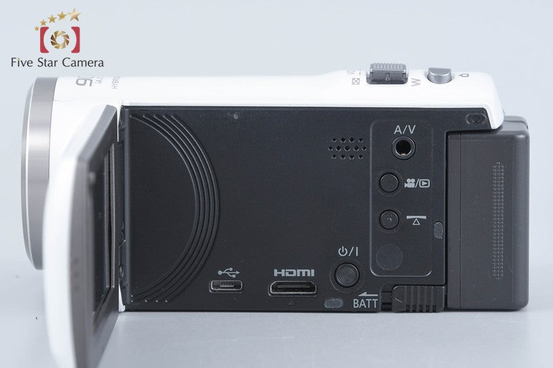 Panasonic HC-V360M 16GB 90x Zoom 2.2 MP White Digital HD Camcorder from Japan