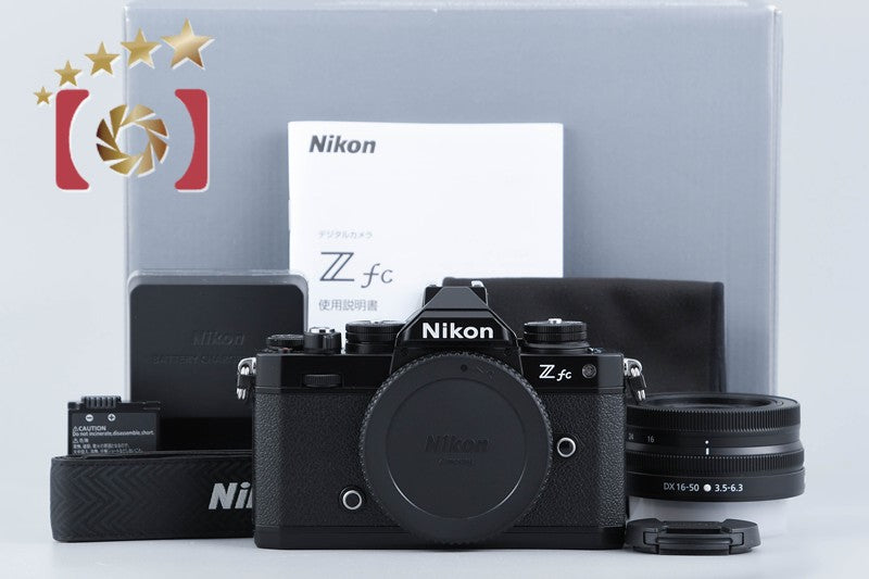 "Shutter count 597" Nikon Z fc Black 20.9 MP 16-50 VR Lens w/ Box