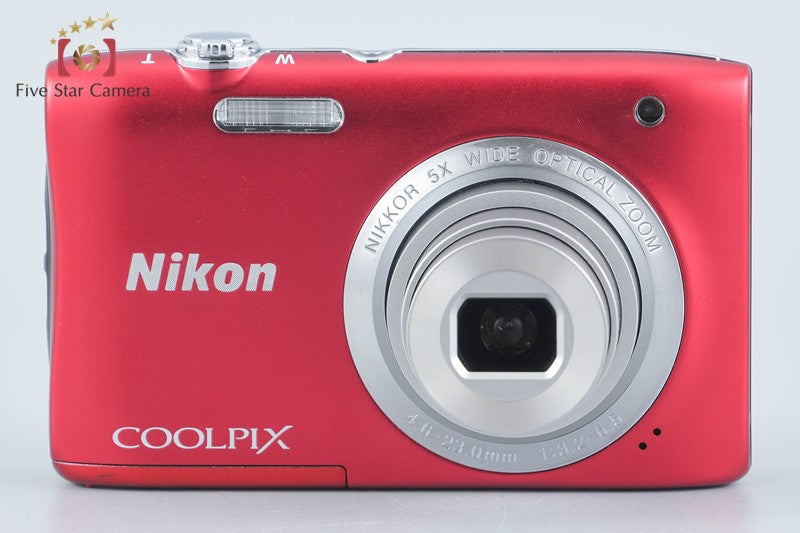 Nikon COOLPIX S2900 Red 20.1 MP Digital Camera from Japan