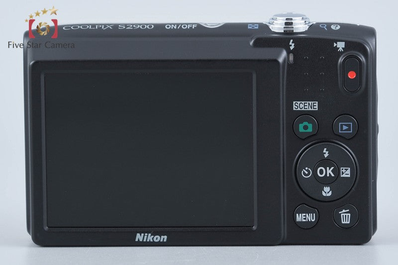 Nikon COOLPIX S2900 Red 20.1 MP Digital Camera from Japan