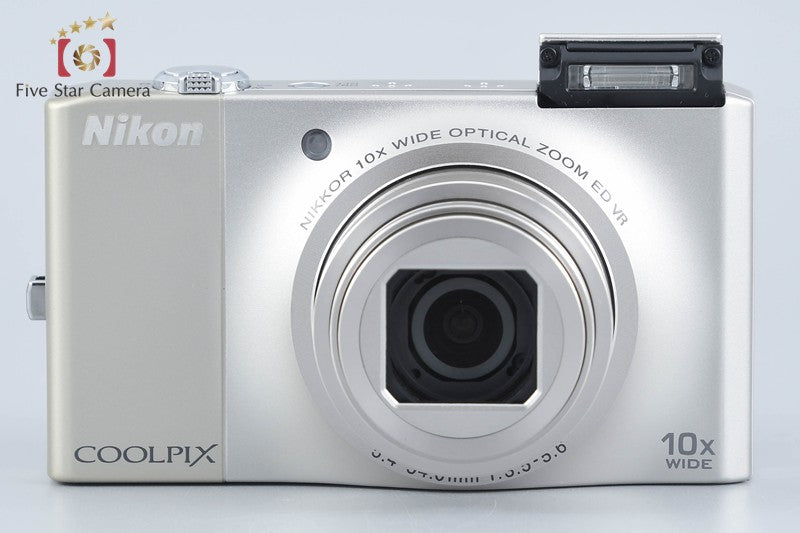 Nikon COOLPIX S8000 Champagne Silver 14.2 MP Digital Camera from Japan