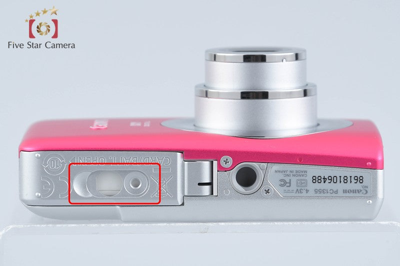 Canon IXY Digital 110 IS Red 10.0 MP Digital Camera w/ Box from Japan