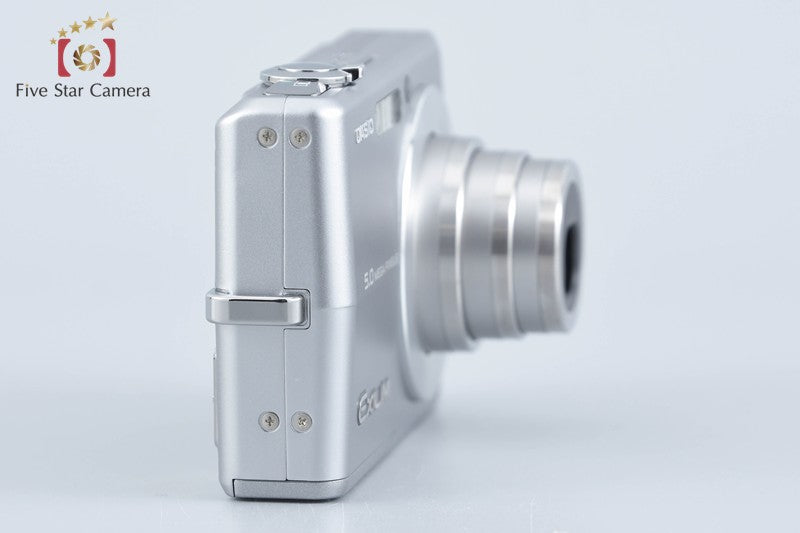 Casio EXILIM ZOOM EX-Z500 Silver 5.0 MP Digital Camera from Japan