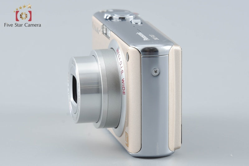 Panasonic LUMIX DMC-FX07 7.2 MP Gloss Gold Digital Camera from Japan