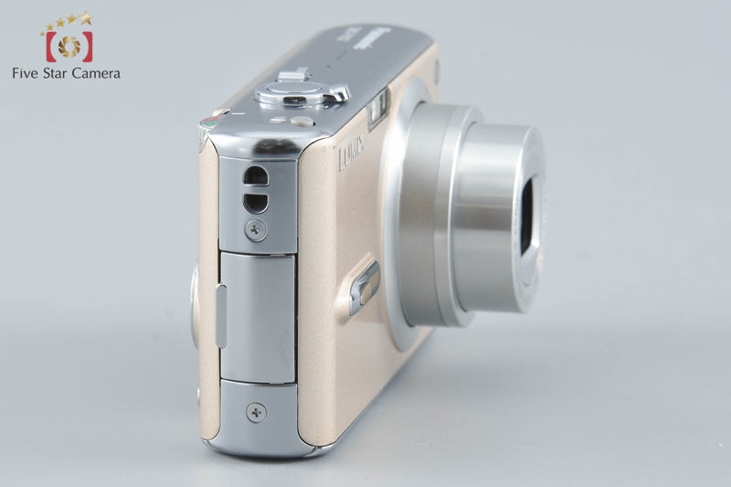 Panasonic LUMIX DMC-FX07 7.2 MP Gloss Gold Digital Camera from Japan