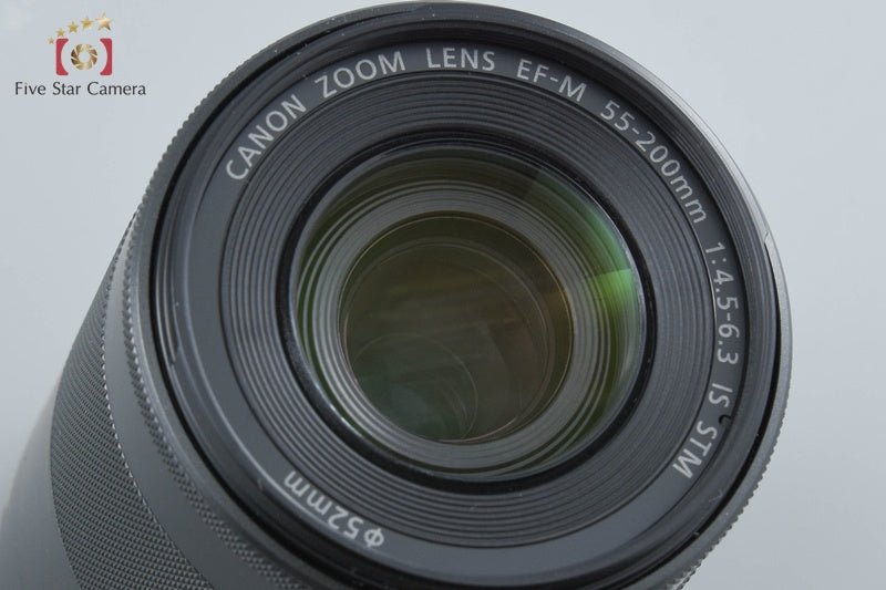 Canon EF-M 55-200mm f/4.5-6.3 IS STM Black from Japan