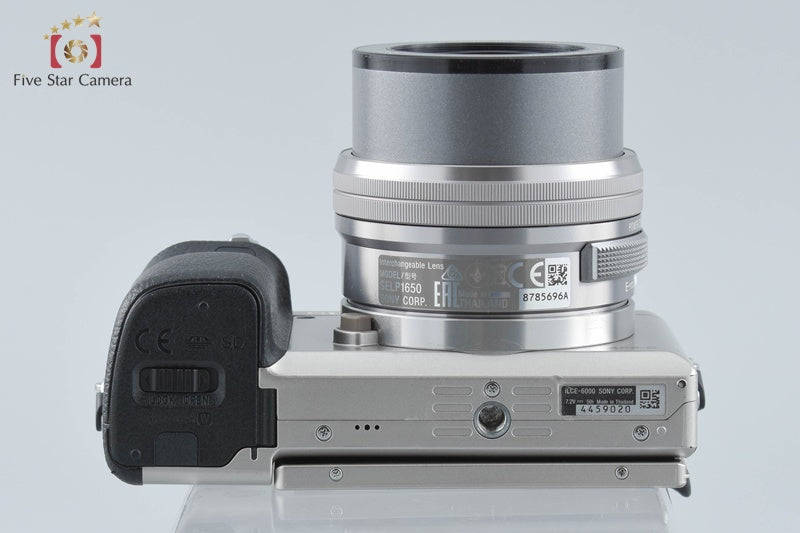 "Count 2,540" Sony α6000 ILCE-6000 White 24.3 MP 16-50 Lens International Model