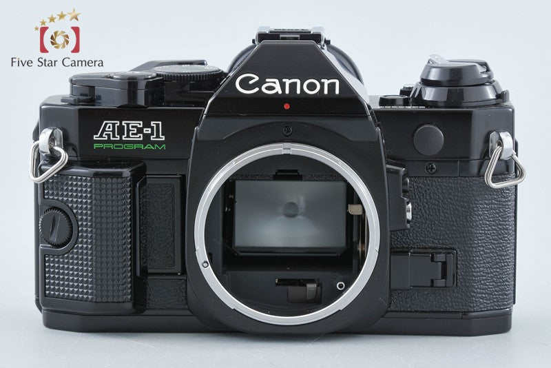Canon AE-1 PROGRAM Black 35mm SLR Film Camera Body from Japan
