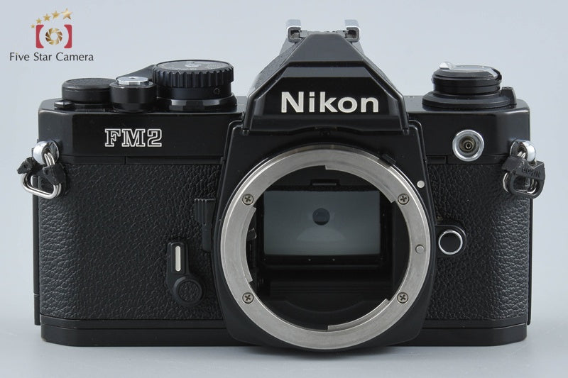 Nikon New FM2 FM2N Black Later Model 35mm SLR Film Camera w/ MF-16 Data Back